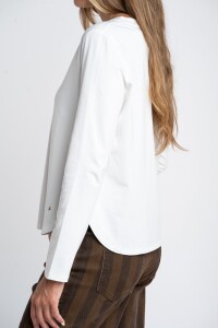 Remera Algodón Elastano Nácar