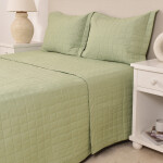 Cubrecama Basic Verde 290 x 240 cm