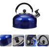 Caldera Pava de 3 Lts Acero Inoxidable De Colores AZUL