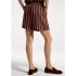 SHORTS FEM MARROM ESCURO
