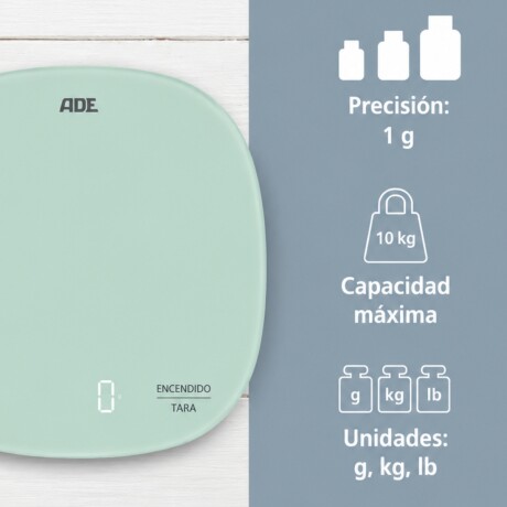 Balanza Digital Cocina Celeste Kyra ADE Balanza Digital Cocina Celeste Kyra ADE