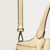Cartera de mano Marble en efecto cuero graneado Natural