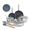 JUEGO DE OLLAS Y SARTENES BLUE DIAMOND 10PCS ACERO INOX HEXAGONO HIBRIDO JUEGO DE OLLAS Y SARTENES BLUE DIAMOND 10PCS ACERO INOX HEXAGONO HIBRIDO