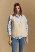 CHALECO DURAN Beige Melange