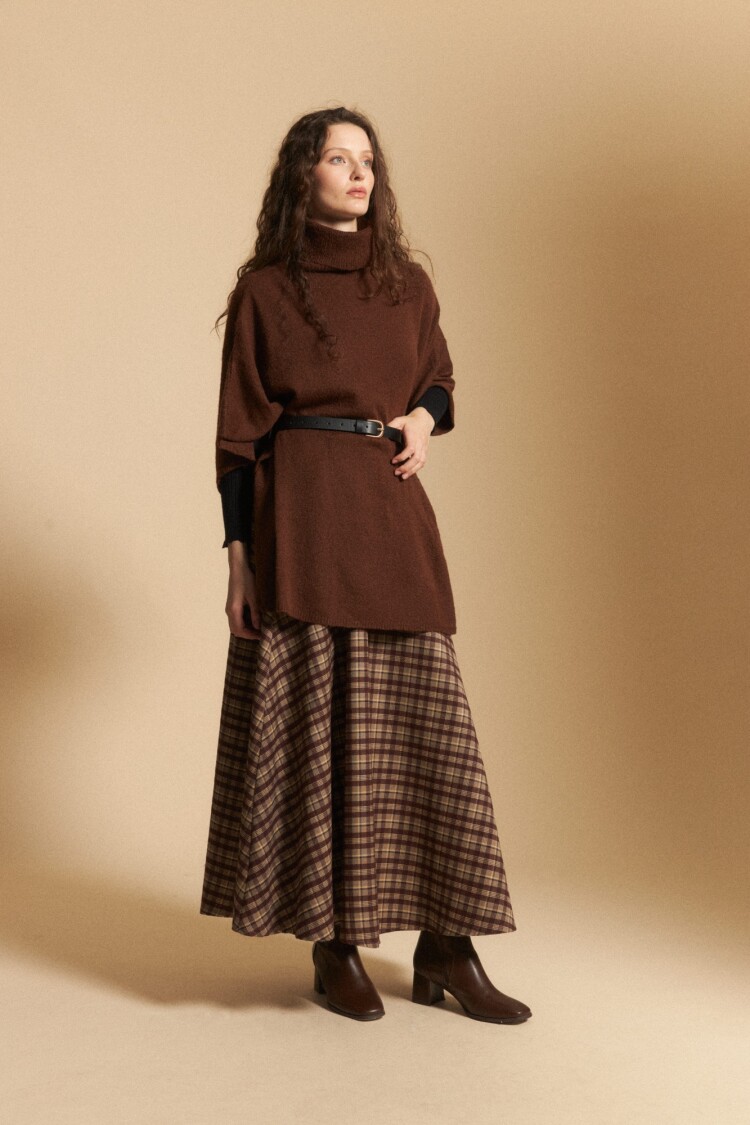 PONCHO ISIDRO Chocolate