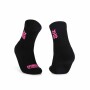 Medias Running Today is Runday Unisex Negro/fucsia