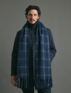 700895 BUFANDAS HARRINGTON LABEL Azul Oscuro