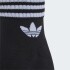 Medias Adidas Tobilleras 3 Rayas 3 Pares Negro