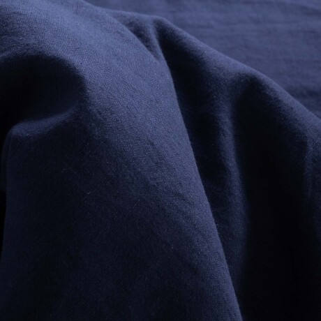 FUNDA NÓRDICA KING LINO-Y-ALGODON AZUL LINEN COTTON MARINO