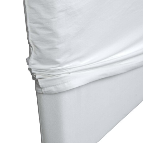 RESPALDO CON FUNDA SUPER KING TELA BLANCO MAIA
