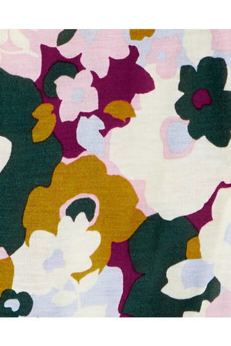 Pijama una pieza, diseño floral, línea purelysoft Sin color