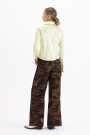 JEANS ROSES CAMO Marron