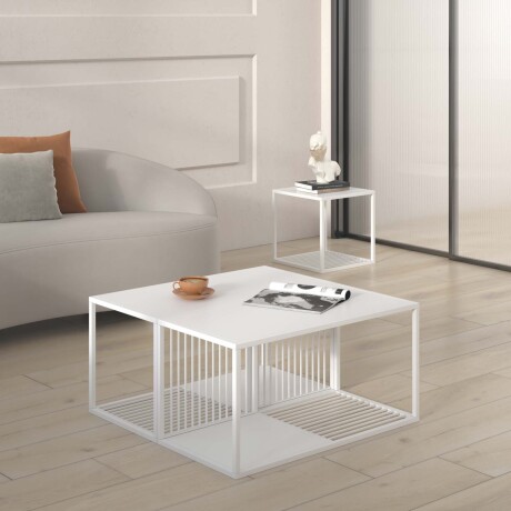 MESA RATONA METAL BLANCO OLIVIA