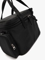 Bolsa Porta-Alimentos Lisa De Nylon negro