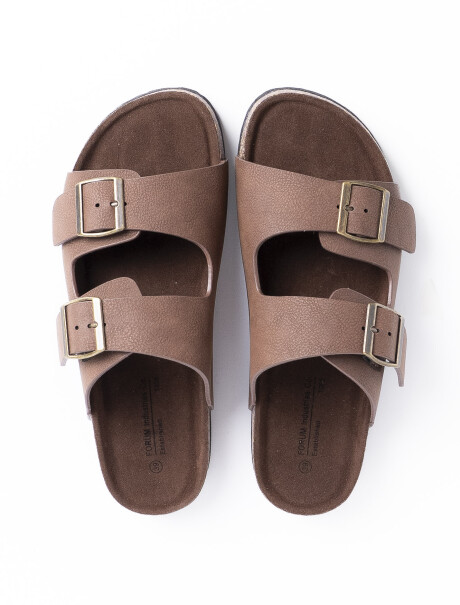 Sandalia C/Hebilla Canarias Camel