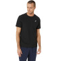 Polo Training Asics Spiral Embroidery Tee Hombre Performance Black