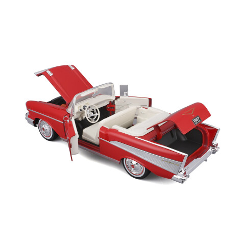 Auto de Colección Maisto 1957 Chevrolet Bel Air Convertible Escala 1:18 U