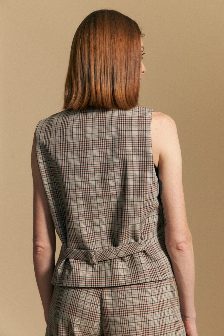 CHALECO COLLIER Beige