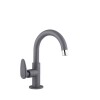 Grifo para lavatorio de mesada ALLURE DECORE gris mate Grifo Para Lavatorio De Mesada Allure Decore Gris Mate