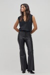 Pantalón Jade en Cuero de oveja Negro