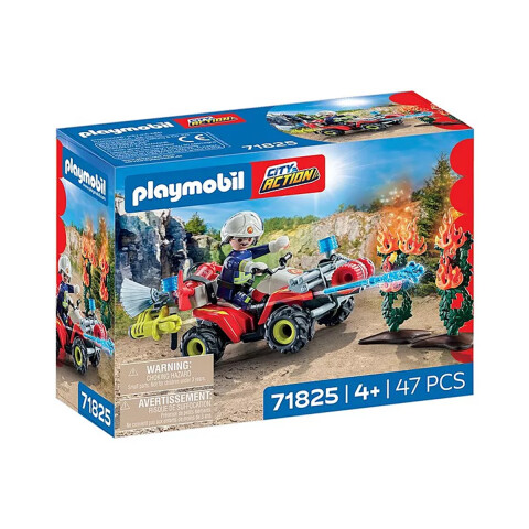 Cuatriciclo de Bombero Playmobil 47 Piezas U