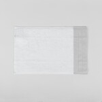 Toalla Finezza Lino Blanco con Beige Social