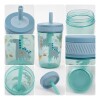 Vaso TOTS BUBA antiderrame celeste dino