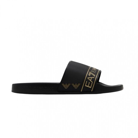 Ojotas EA7 Brand Black/Gold
