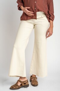 Jean Lemon Mama Flare Wide Leg Nacar