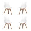 Silla Eames Pack 4 unidades Acolchonada Calidad Premium Silla Eames Pack 4 unidades Acolchonada Calidad Premium
