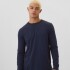 V-LS EVERYDAY SOFT CREW - SOLIDS TAPESTRY NAVY
