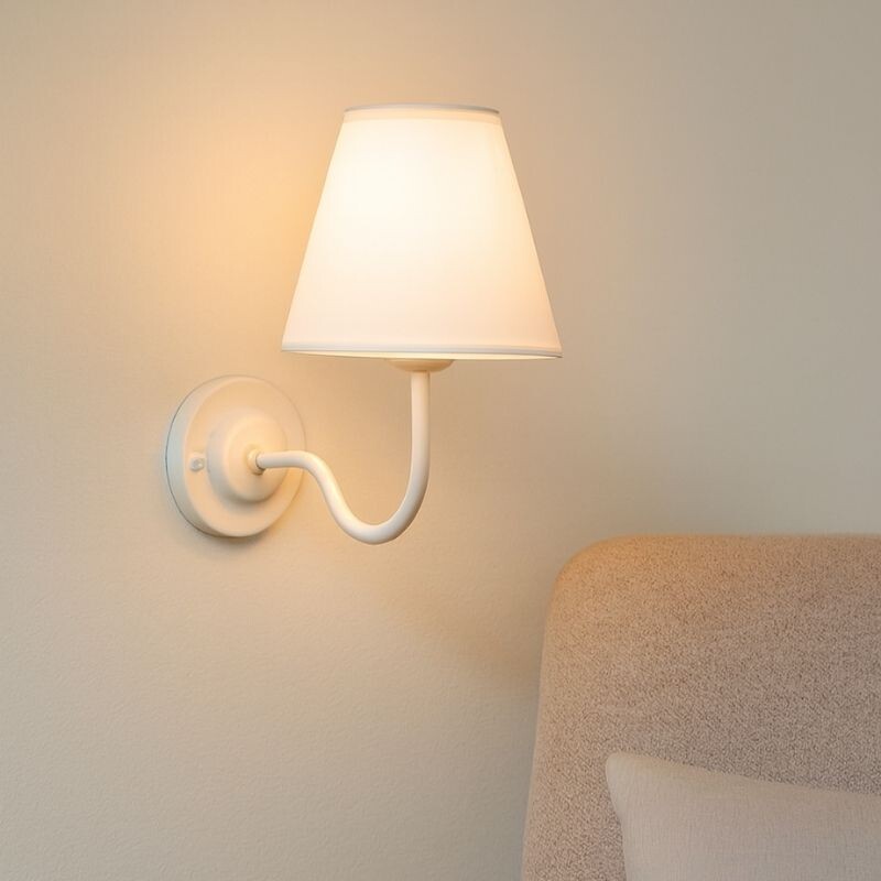 Lampara de Pared Classic Lámpara de Pared Interior Classic Blanca