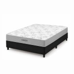 SOMMIER - MEGA SUEÑO 2 PLAZAS 100% ESPUMA CON BOX