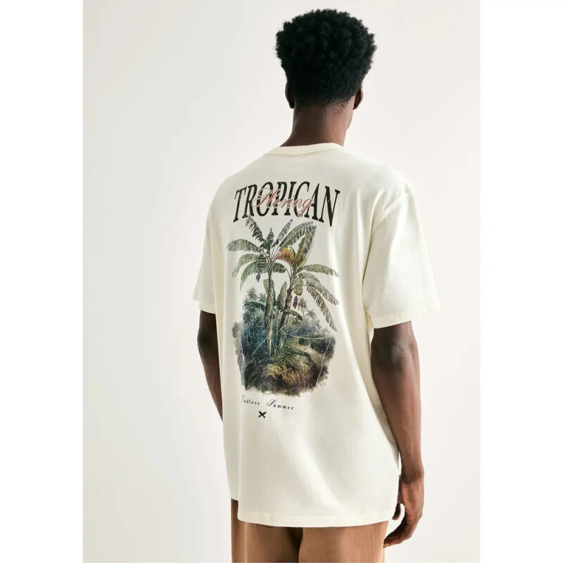 CAMISETA MM MASC BEGE CLARO