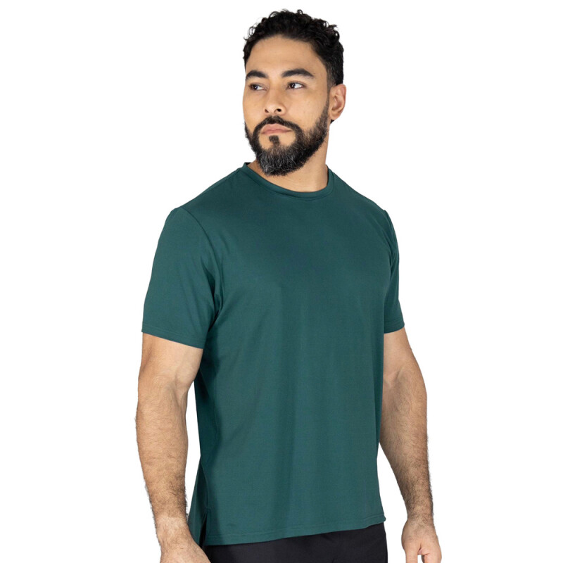 TSHIRT MEN POLY/SPX EVERLAST E-DAY GN VERDE
