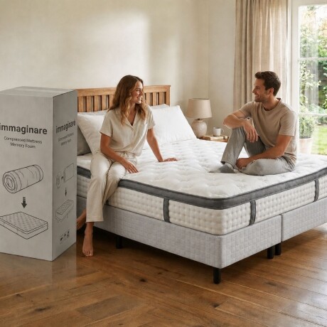 SOMMIER PREMIUM KING EN CAJA DUBAI DORMITORIO HÍBRIDO RESORTES SOMMIER PREMIUM KING EN CAJA DUBAI DORMITORIO HÍBRIDO RESORTES