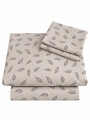 JUEGO DE SABANAS KING PLUMA GRIS