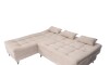 Sillón Cama con Chaise Izquierdo y derecho - Nice Beige Steel