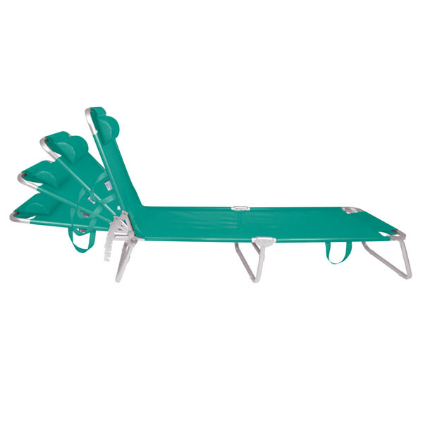 REPOSERA PLEGABLE ALUMINIO VERDE VERDE