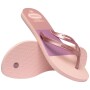 Sandalias Havaianas Elegance Print Grafito Rosa Ballet