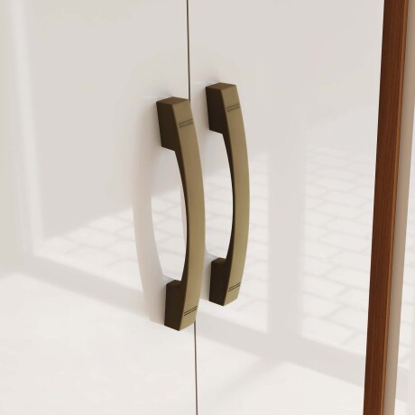 PLACARD ROPERO 2 PUERTAS MDP MARRON MULTIUSO D110