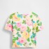 BF SS RELAXED PRINT T SUMMER FLORAL