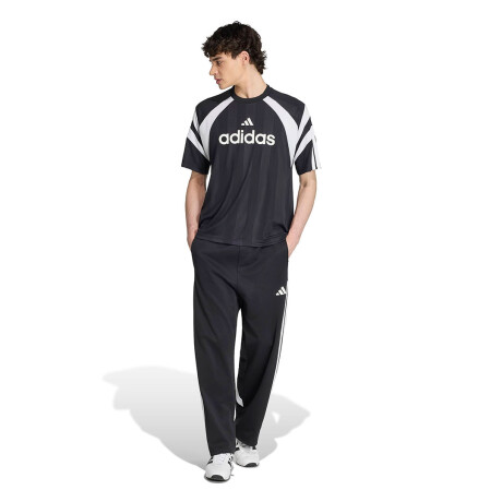 Remera de Hombre Adidas M Tiro Jrsy Negro - Blanco