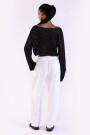 CROP SWEATER Black