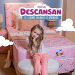 SOMIER PLAY UNICORNIO 1.00X1.90 BASE+COLCHON+CABECERA PARANA Unica