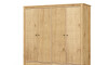 Ropero 4 Puertas 4 Cajones Madera Natural - Mari Miel