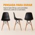 Silla ComboHome Eames Reforzada Pack X4 Negro 1