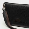 Morral Nina en cuero graneado Negro