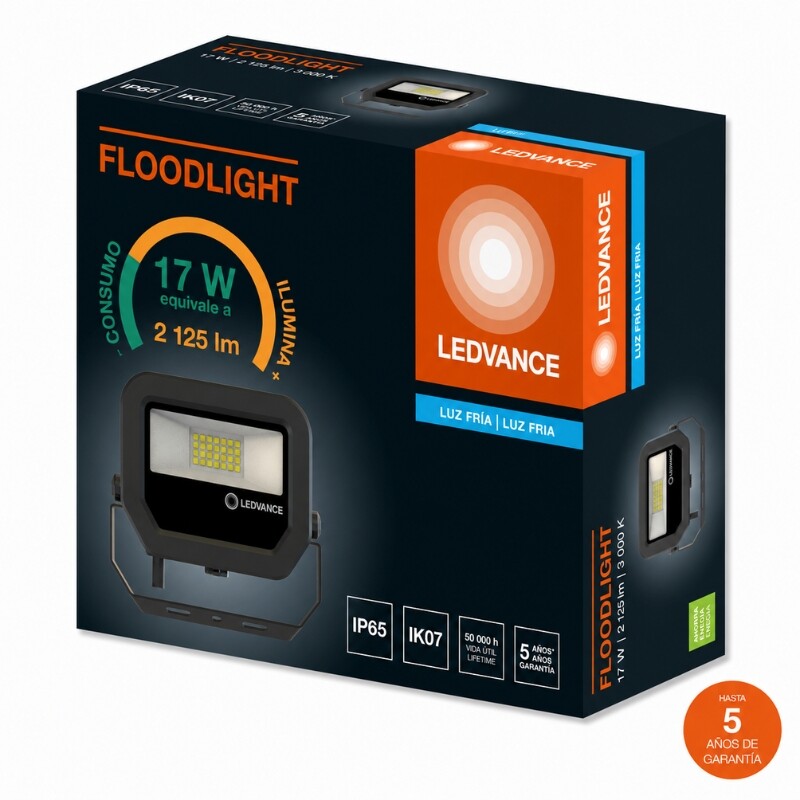 LDV FL PFM 20 17W 2380lm 850 PT Proyector LED LEDVANCE OSRAM G4 17W PFM Luz Fría