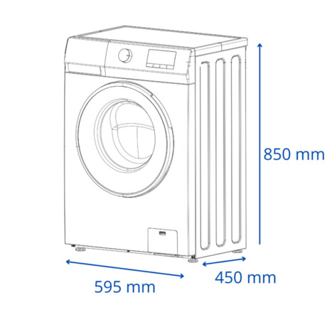 LAVARRROPAS JAMES 6-KG BLANCO LR 7120 INV BL